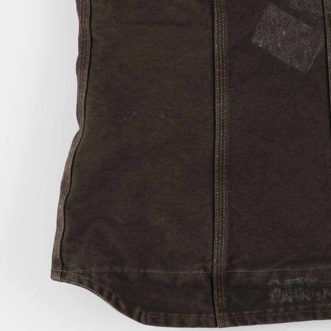Carhartt Duck Vest, Women's Size Medium cotton brown type Vintage Second Hand