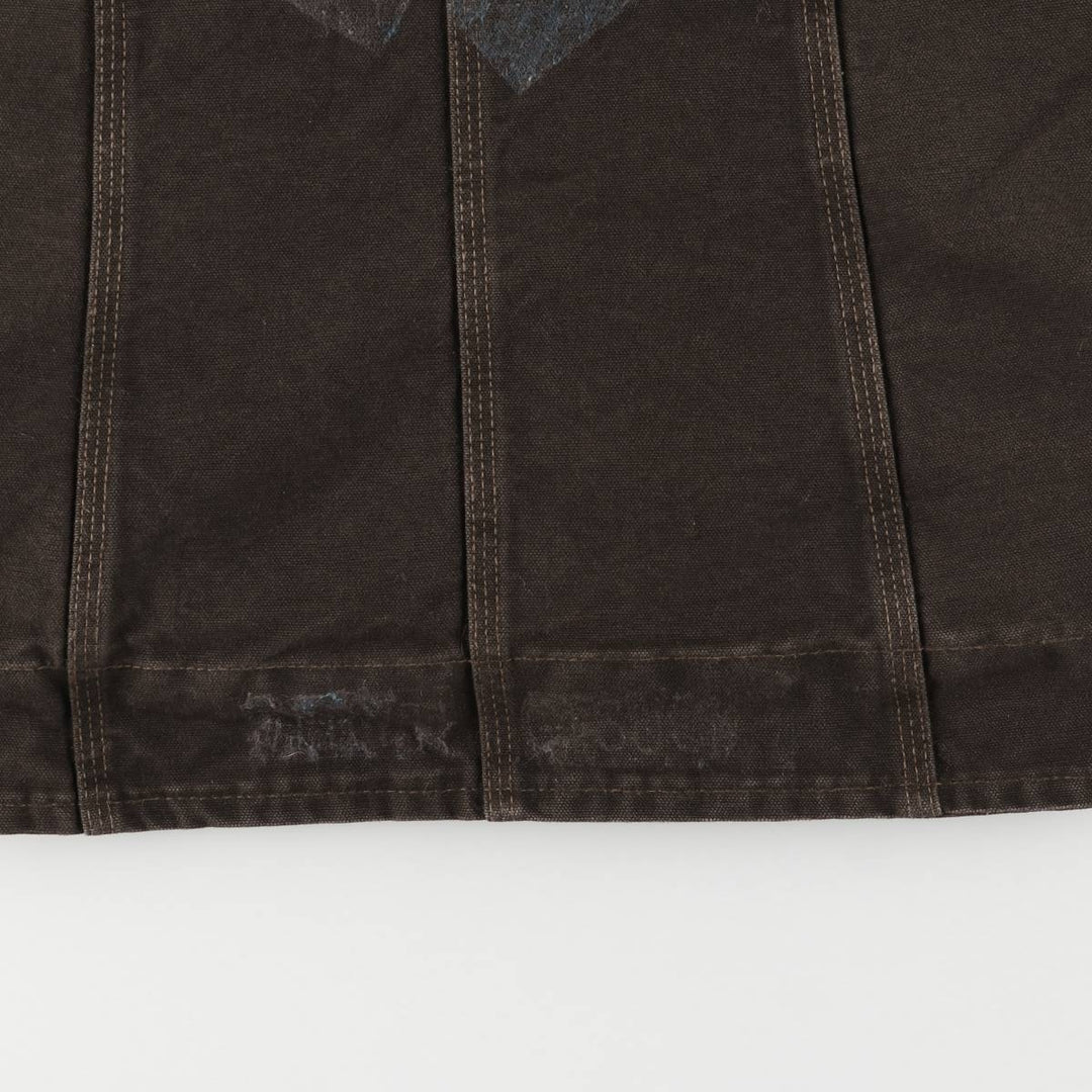 Carhartt Duck Vest, Women's Size Medium cotton brown type Vintage Second Hand