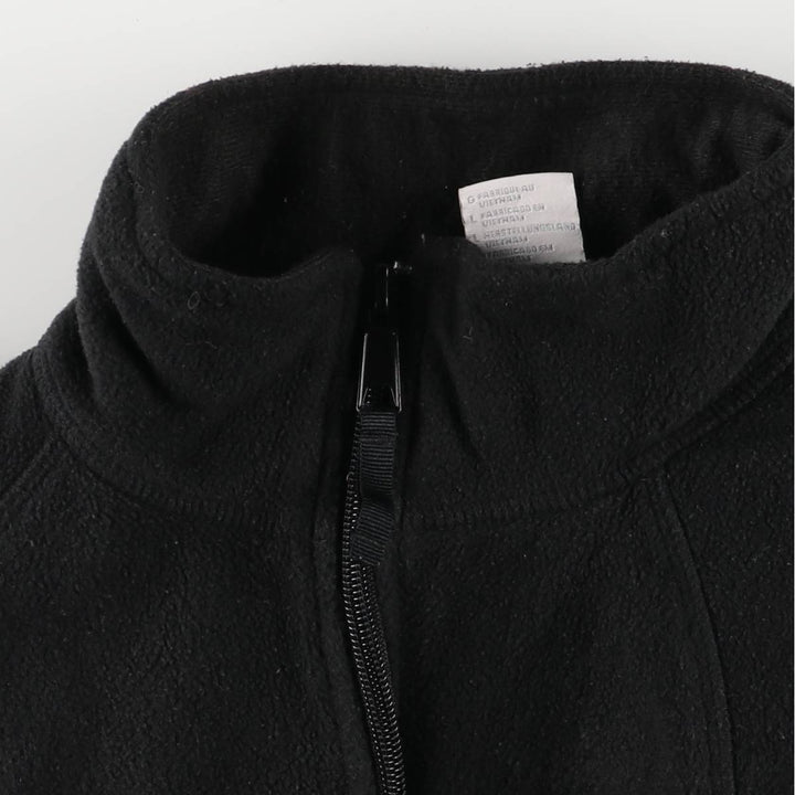 Columbia Women's Fleece Vest, Size L polyester black type Vintage Second Hand