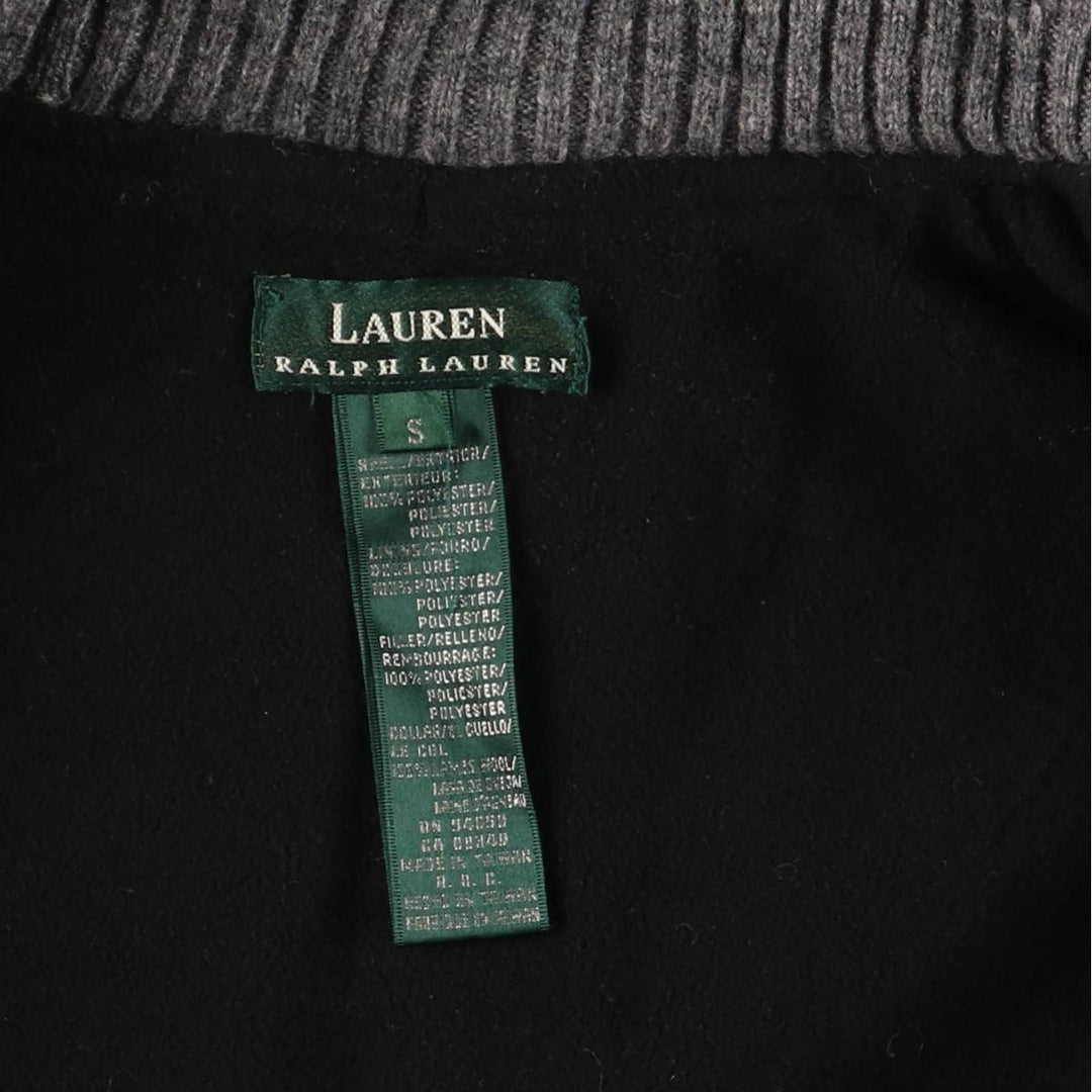Ralph Lauren Lauren fleece vest, size S (women's) polyester gray type Vintage Second Hand