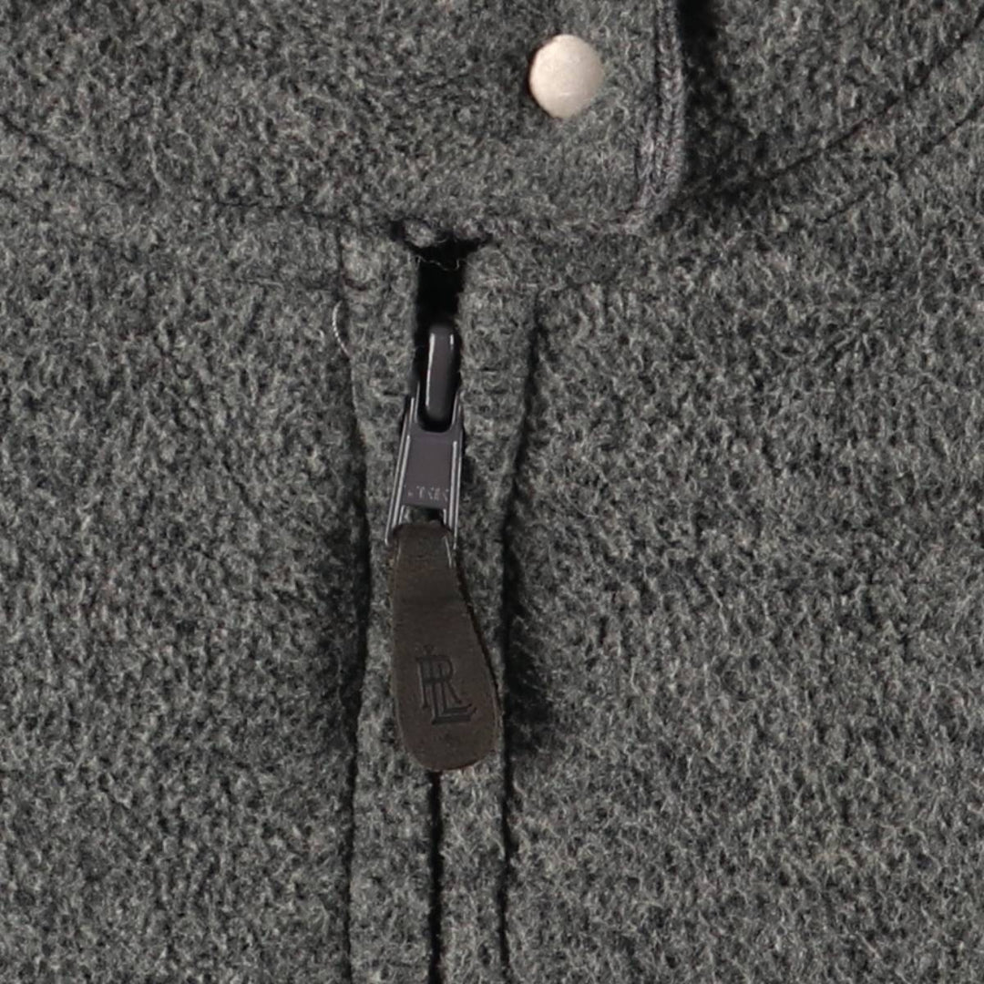 Ralph Lauren Lauren fleece vest, size S (women's) polyester gray type Vintage Second Hand