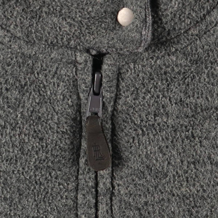 Ralph Lauren Lauren fleece vest, size S (women's) polyester gray type Vintage Second Hand
