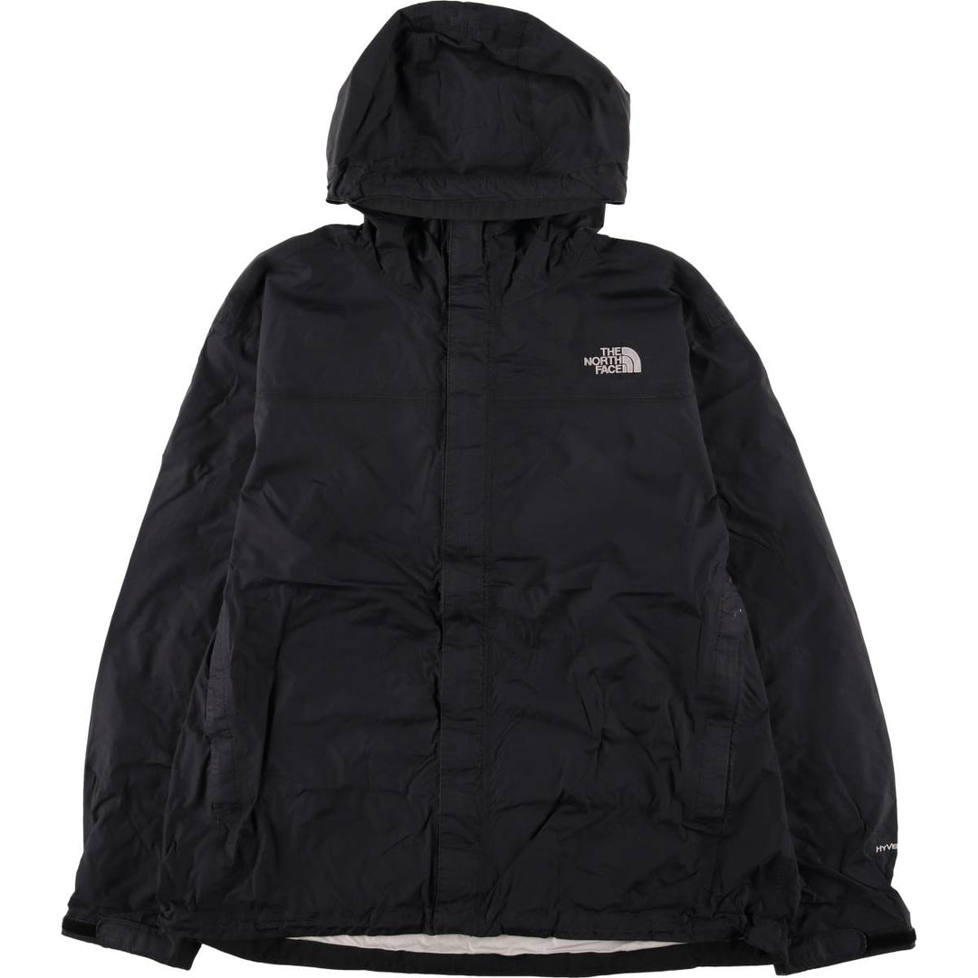 The North Face HYVENT 2.5L Ripstop Mountain Parka Shell Jacket, Men's XL Nylon black type Vintage Second Hand
