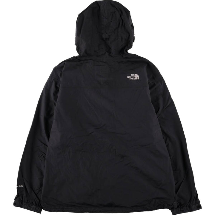 The North Face HYVENT 2.5L Ripstop Mountain Parka Shell Jacket, Men's XL Nylon black type Vintage Second Hand
