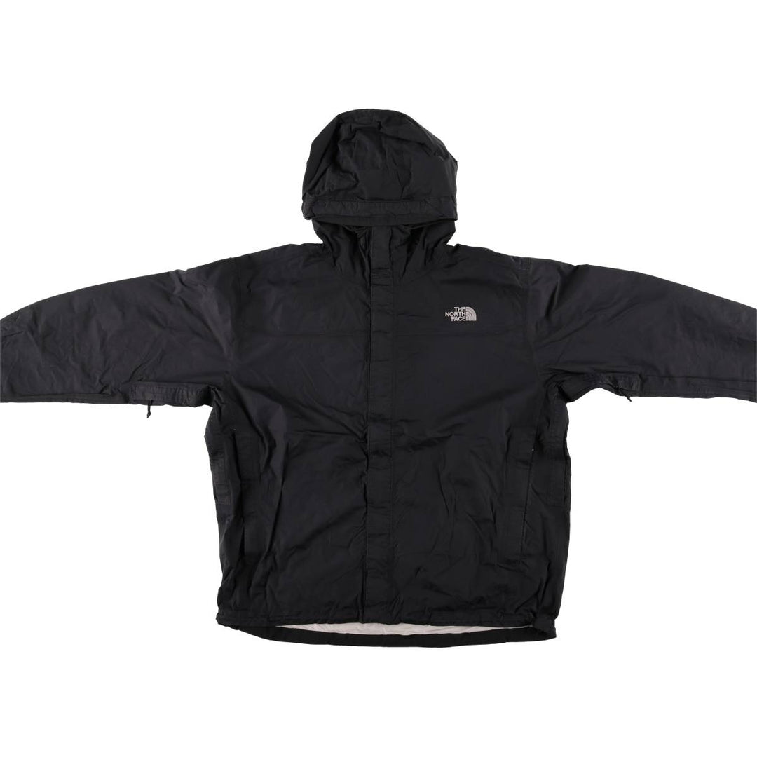 The North Face HYVENT 2.5L Ripstop Mountain Parka Shell Jacket, Men's XL Nylon black type Vintage Second Hand