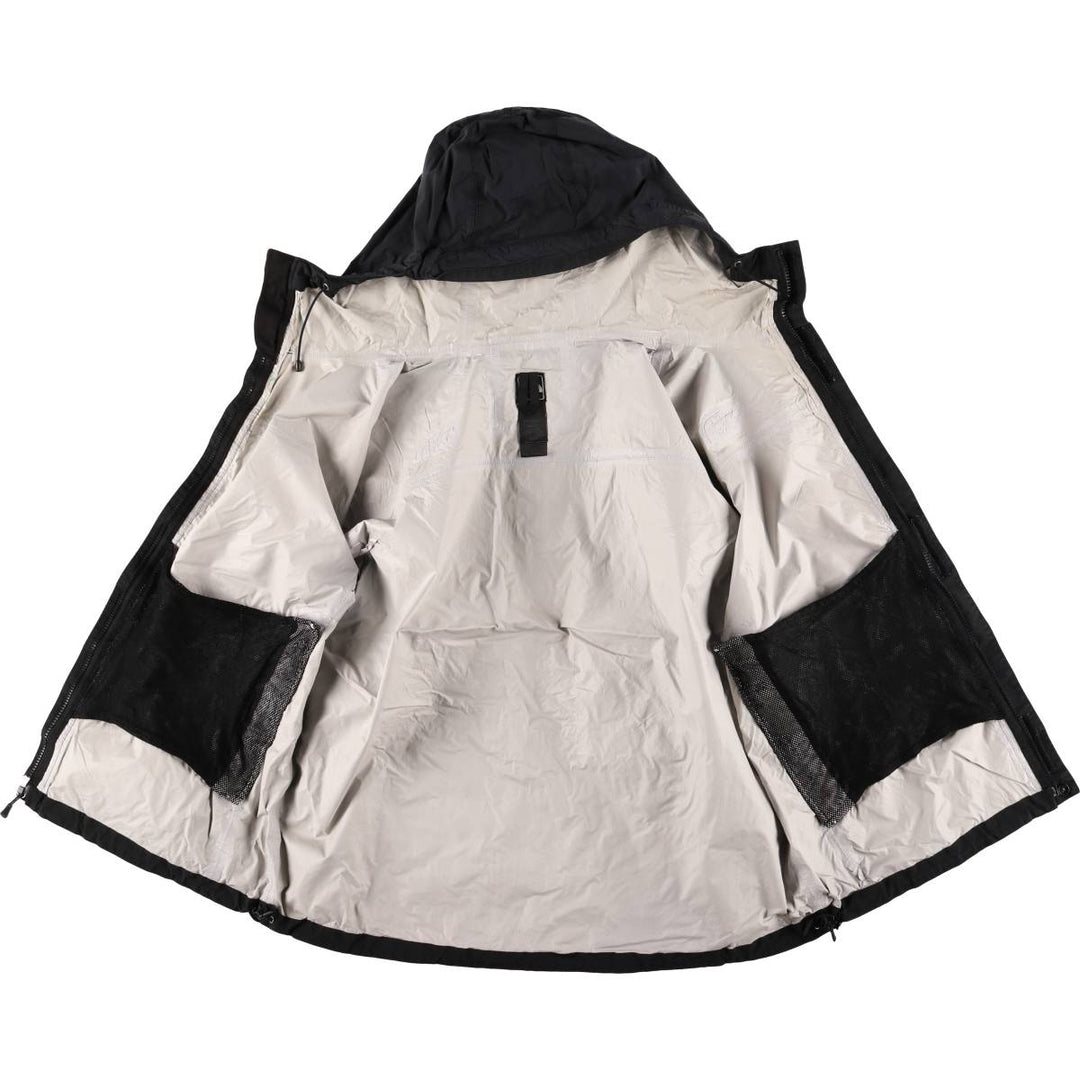 The North Face HYVENT 2.5L Ripstop Mountain Parka Shell Jacket, Men's XL Nylon black type Vintage Second Hand