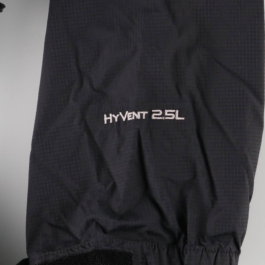 The North Face HYVENT 2.5L Ripstop Mountain Parka Shell Jacket, Men's XL Nylon black type Vintage Second Hand