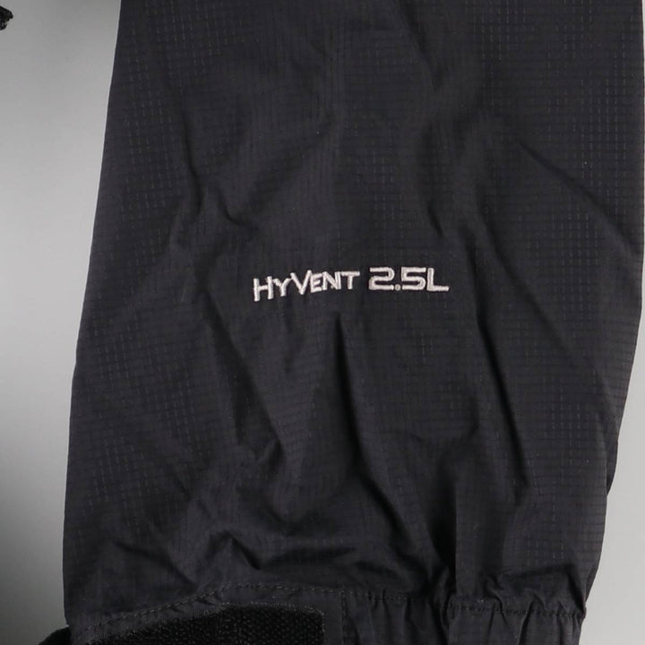 The North Face HYVENT 2.5L Ripstop Mountain Parka Shell Jacket, Men's XL Nylon black type Vintage Second Hand