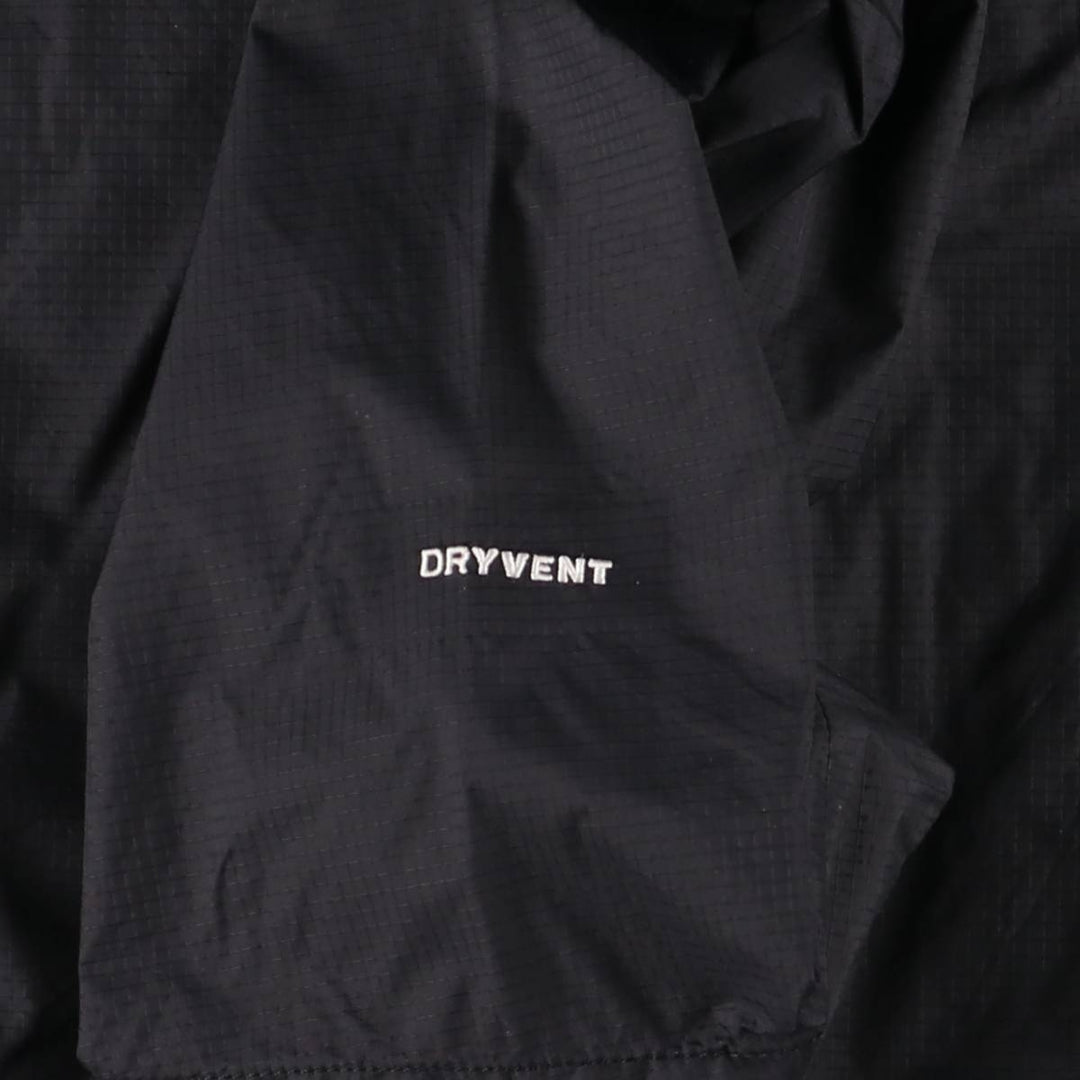 The North Face DRYVENT Ripstop Mountain Parka Shell Jacket, Men's XL Nylon black type Vintage Second Hand