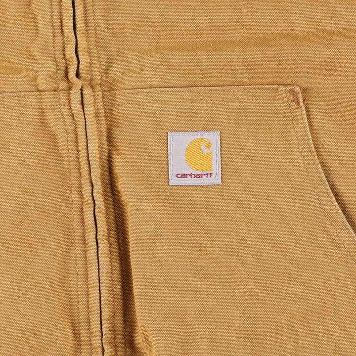 Carhartt Active Jacket Duck Full Zip Parka Made in USA Men's XXL cotton ocher yellow type Vintage Second Hand