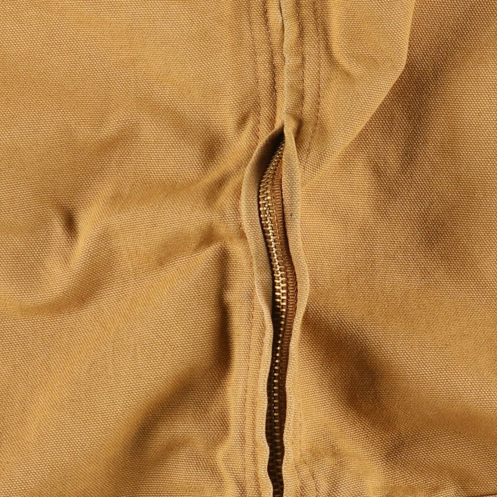 Carhartt Active Jacket Duck Full Zip Parka Made in USA Men's XXL cotton ocher yellow type Vintage Second Hand