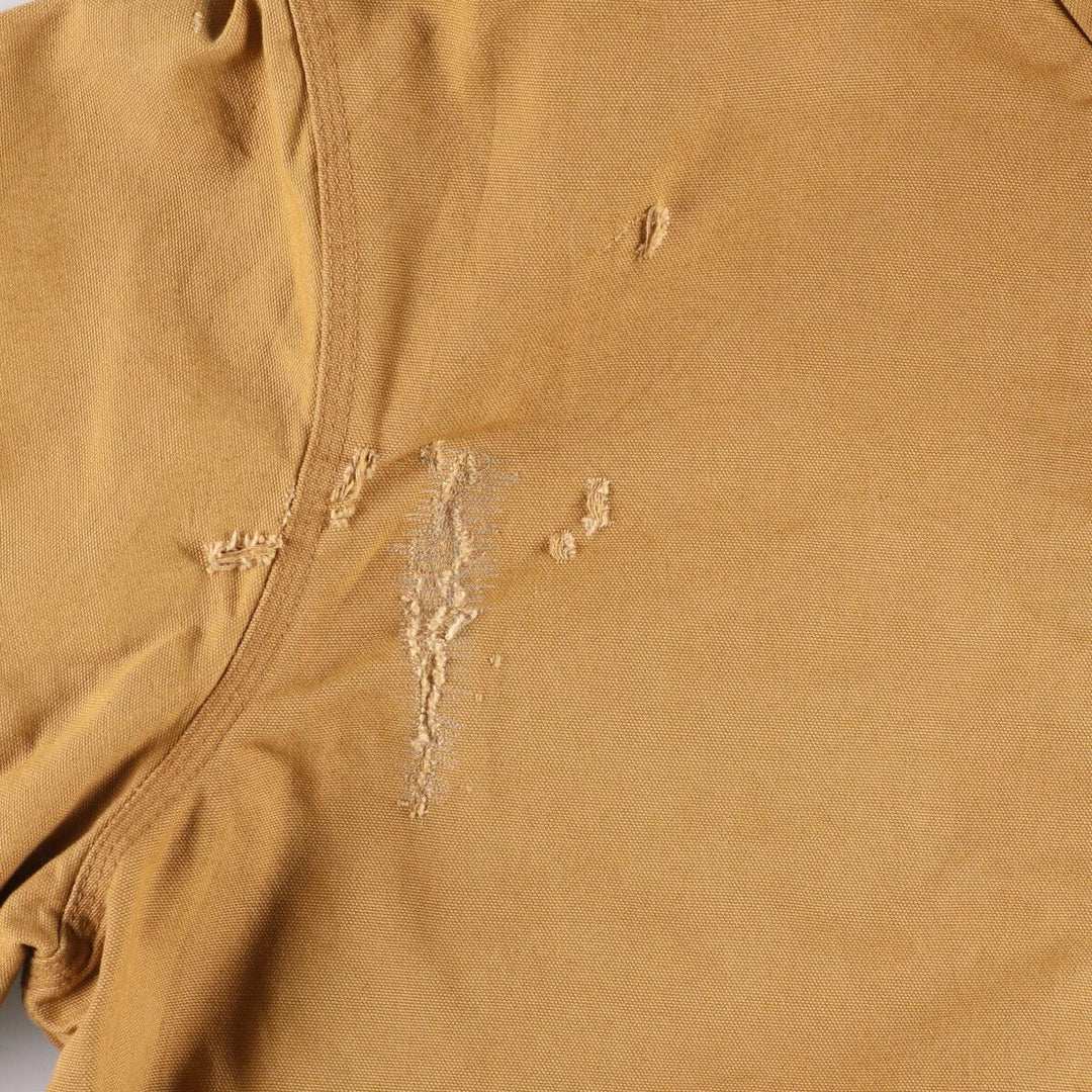 Carhartt Active Jacket Duck Full Zip Parka Made in USA Men's XXL cotton ocher yellow type Vintage Second Hand