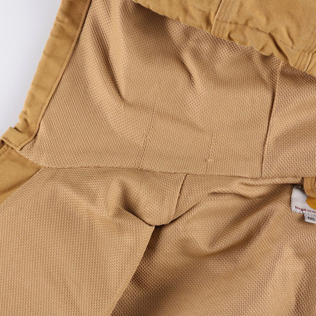 Carhartt Active Jacket Duck Full Zip Parka Made in USA Men's XXL cotton ocher yellow type Vintage Second Hand