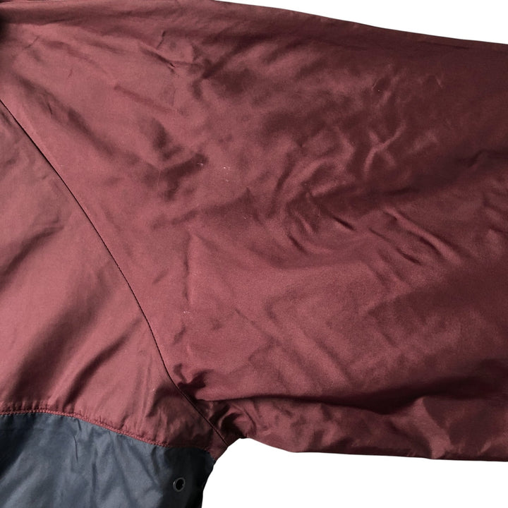 90'S GAP Vintage Back Print Anorak Parka, Men's XL Nylon wine-red Vintage Second Hand