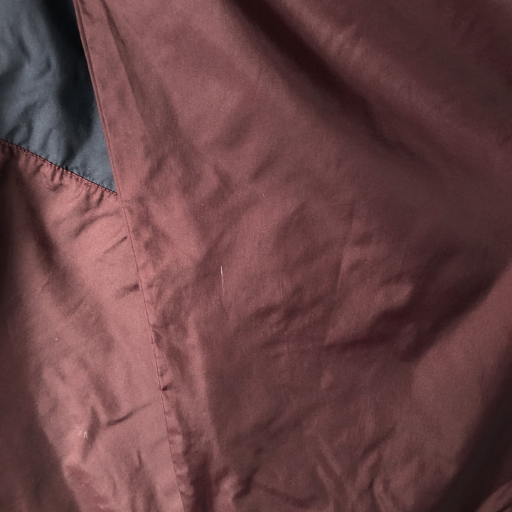90'S GAP Vintage Back Print Anorak Parka, Men's XL Nylon wine-red Vintage Second Hand