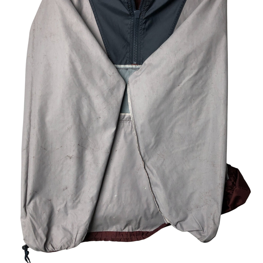 90'S GAP Vintage Back Print Anorak Parka, Men's XL Nylon wine-red Vintage Second Hand