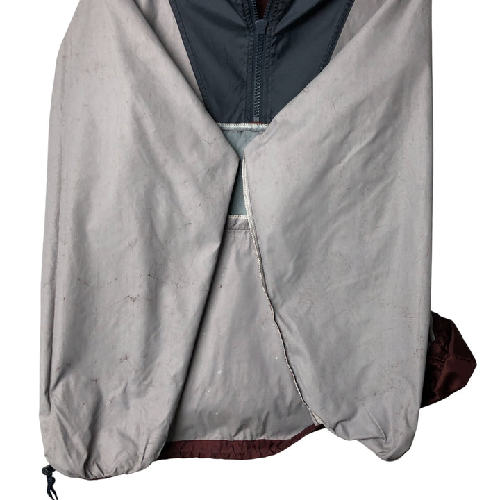 90'S GAP Vintage Back Print Anorak Parka, Men's XL Nylon wine-red Vintage Second Hand