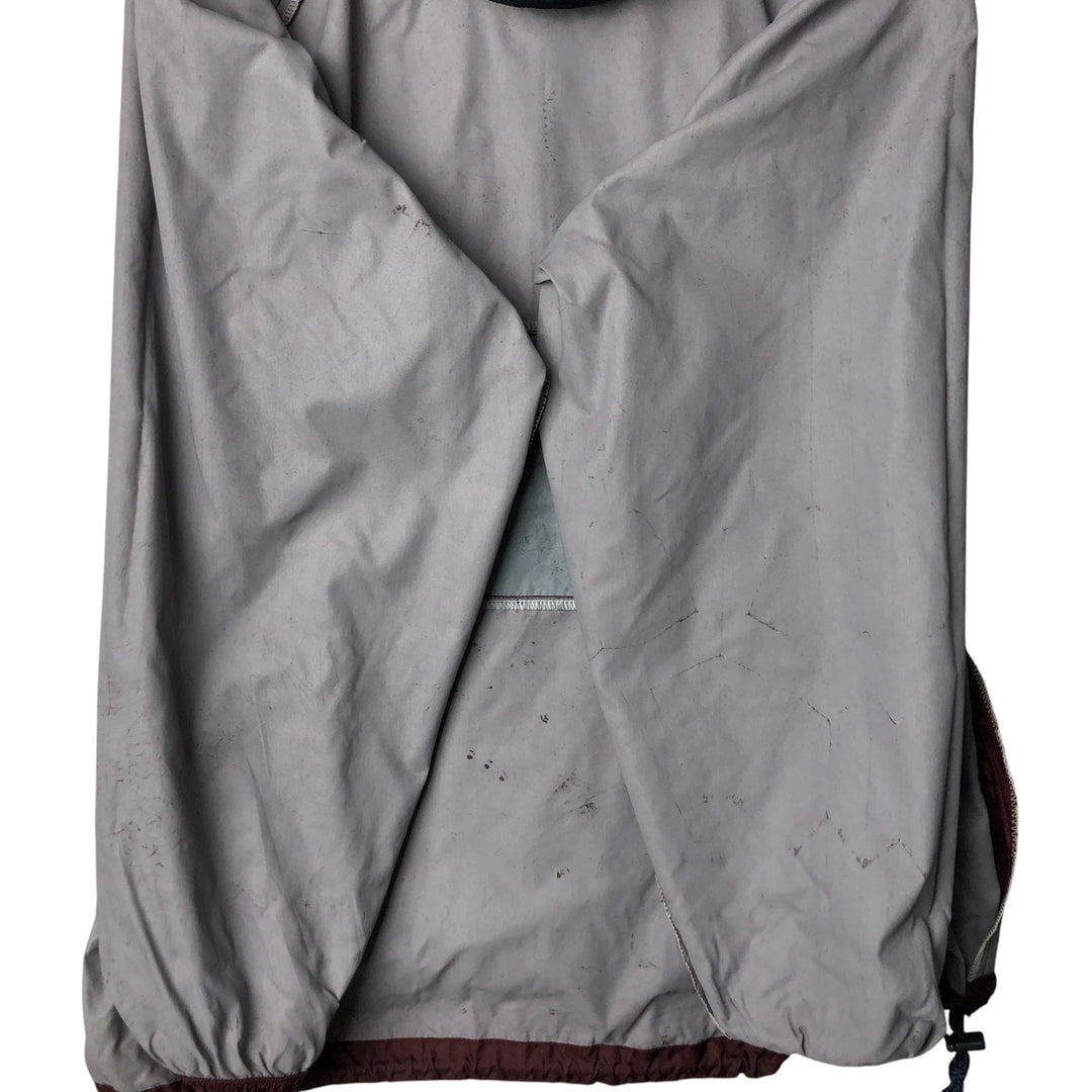 90'S GAP Vintage Back Print Anorak Parka, Men's XL Nylon wine-red Vintage Second Hand
