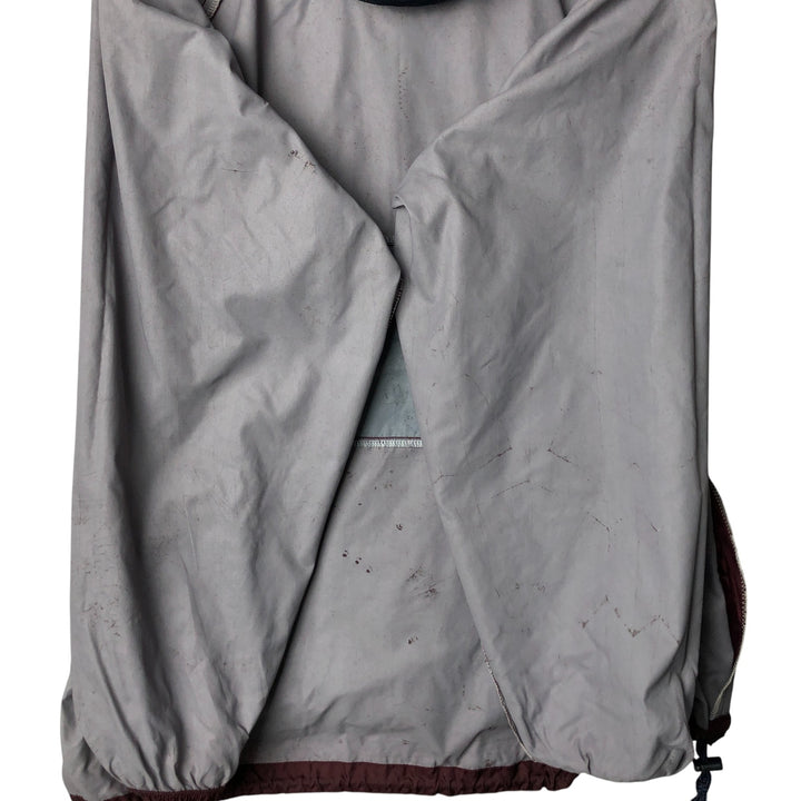 90'S GAP Vintage Back Print Anorak Parka, Men's XL Nylon wine-red Vintage Second Hand