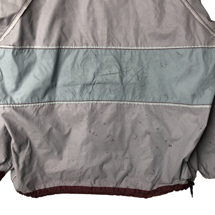 90'S GAP Vintage Back Print Anorak Parka, Men's XL Nylon wine-red Vintage Second Hand