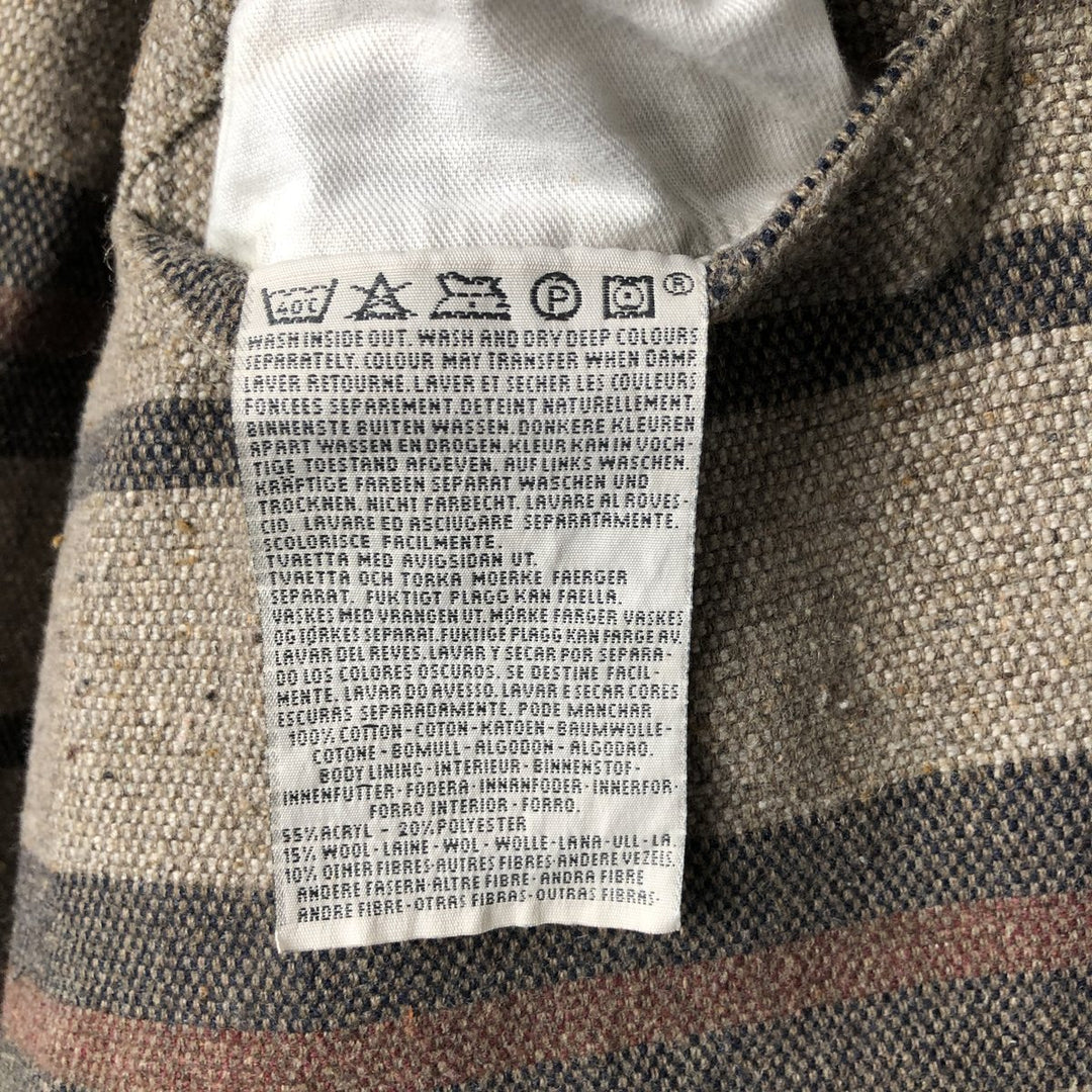 90'S Levi's Trucker Jacket, Cotton Twill, Men's Size L, Vintage cotton navy blue type Vintage Second Hand