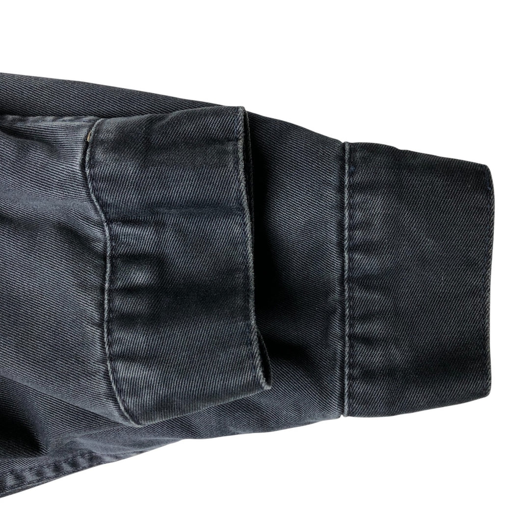 90'S Levi's Trucker Jacket, Cotton Twill, Men's Size L, Vintage cotton navy blue type Vintage Second Hand