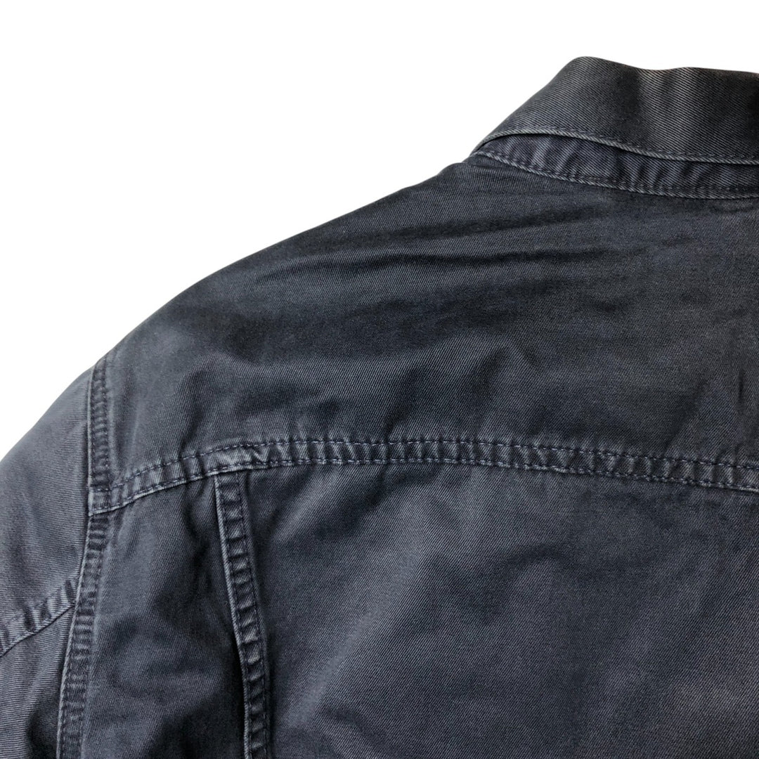 90'S Levi's Trucker Jacket, Cotton Twill, Men's Size L, Vintage cotton navy blue type Vintage Second Hand