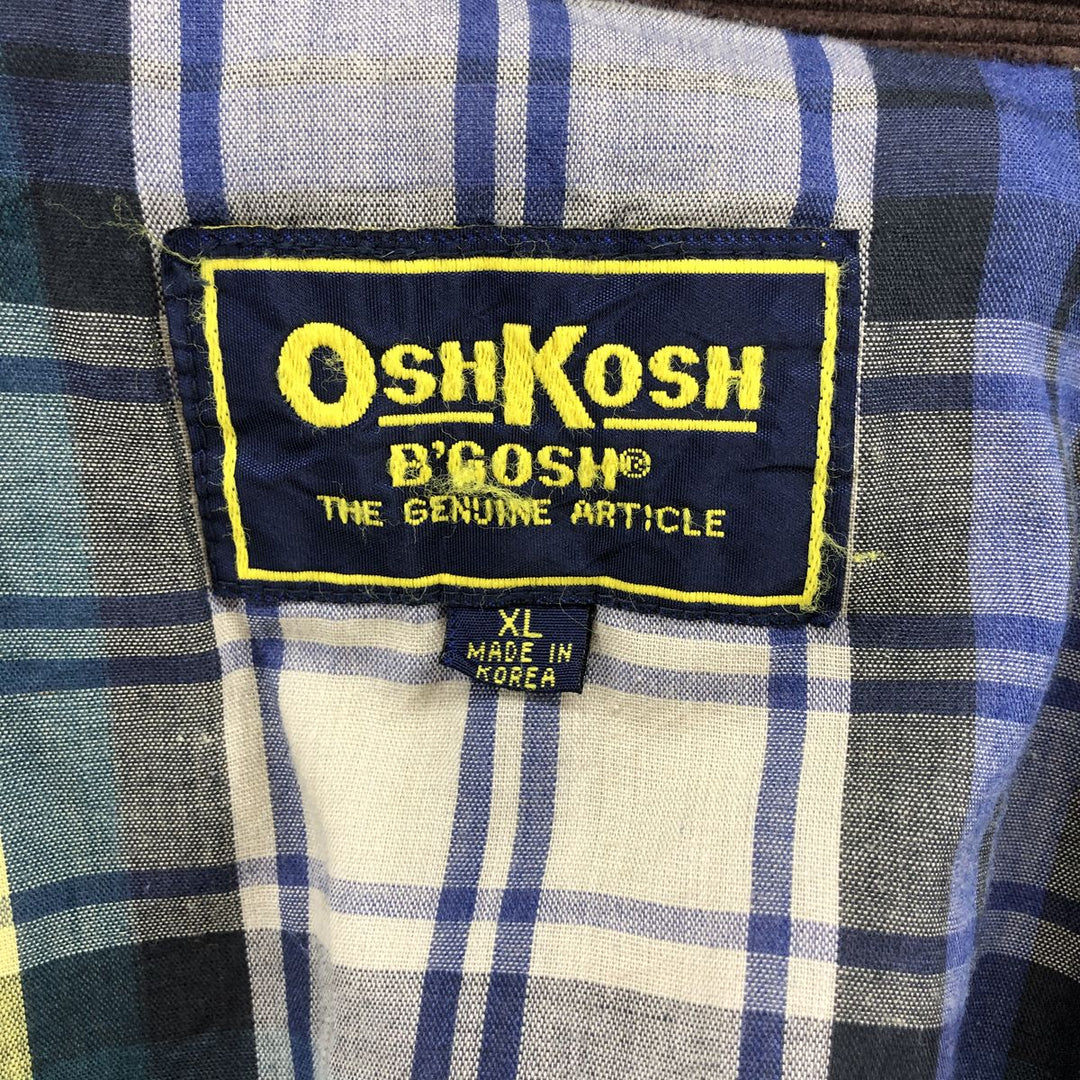 Vintage Osh Kosh B'GOSH Men's Padded Puffer Jacket, Size XL polyester beige type brown Vintage Second Hand