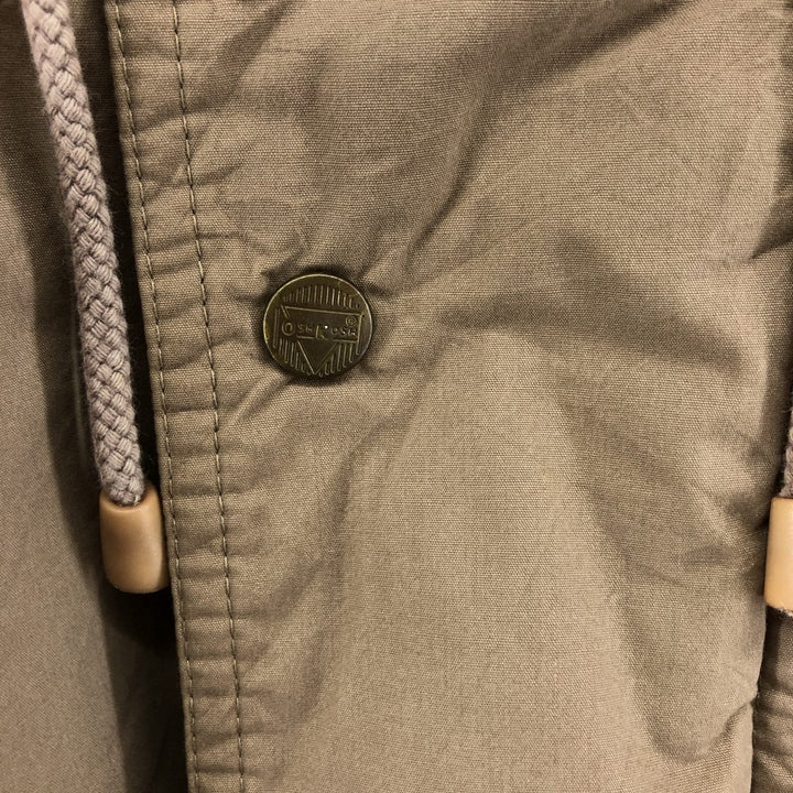 Vintage Osh Kosh B'GOSH Men's Padded Puffer Jacket, Size XL polyester beige type brown Vintage Second Hand