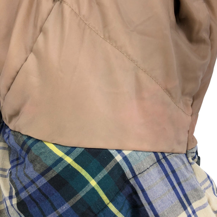 Vintage Osh Kosh B'GOSH Men's Padded Puffer Jacket, Size XL polyester beige type brown Vintage Second Hand