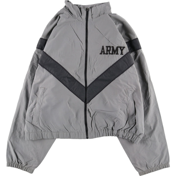 Authentic US Army PFU Training Jacket, Made in USA, X-LARGE SHORT, Men's XL (2000s) Nylon gray type Vintage Second Hand