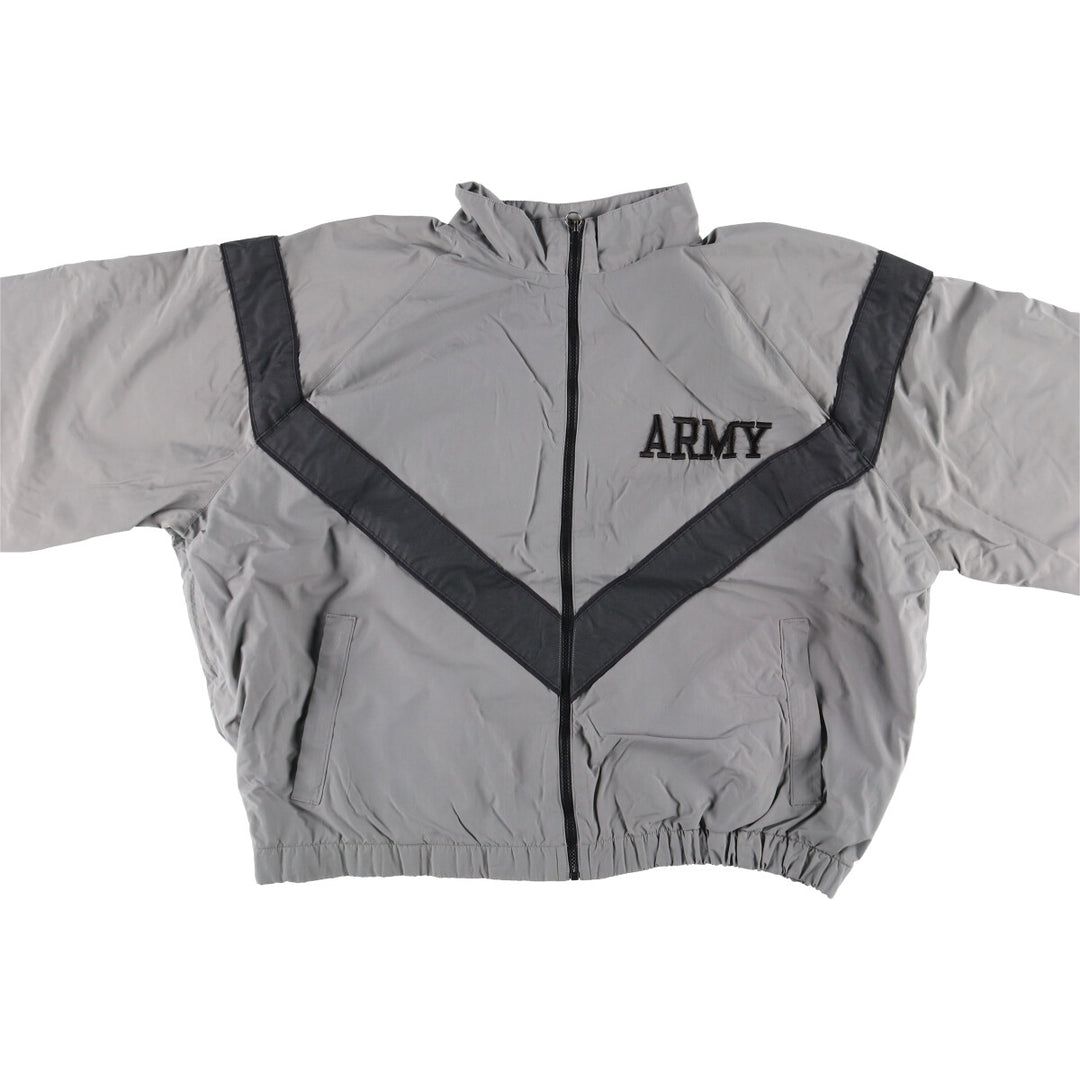Authentic US Army PFU Training Jacket, Made in USA, X-LARGE SHORT, Men's XL (2000s) Nylon gray type Vintage Second Hand