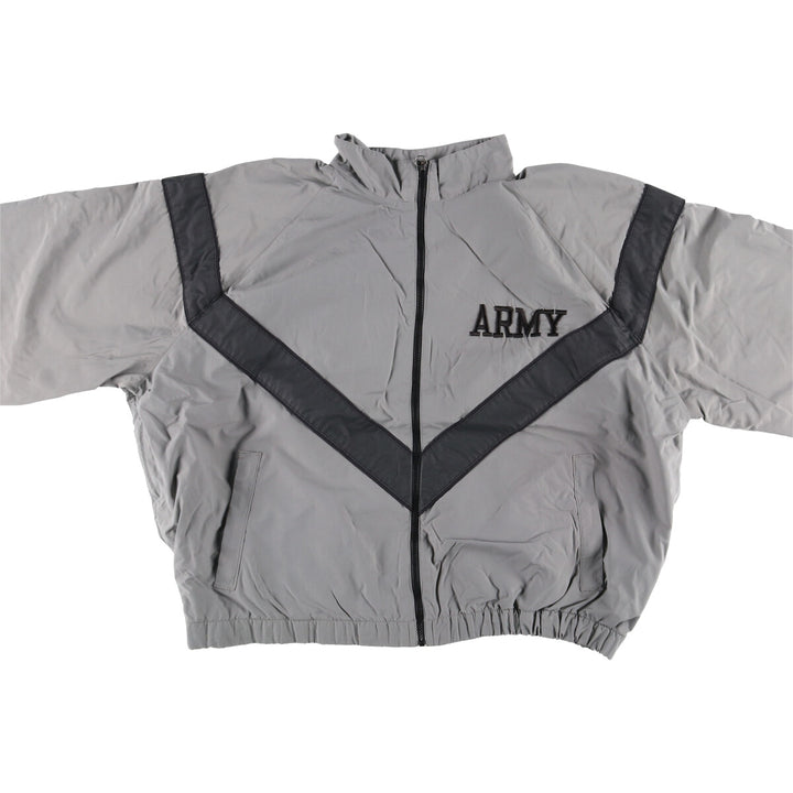 Authentic US Army PFU Training Jacket, Made in USA, X-LARGE SHORT, Men's XL (2000s) Nylon gray type Vintage Second Hand