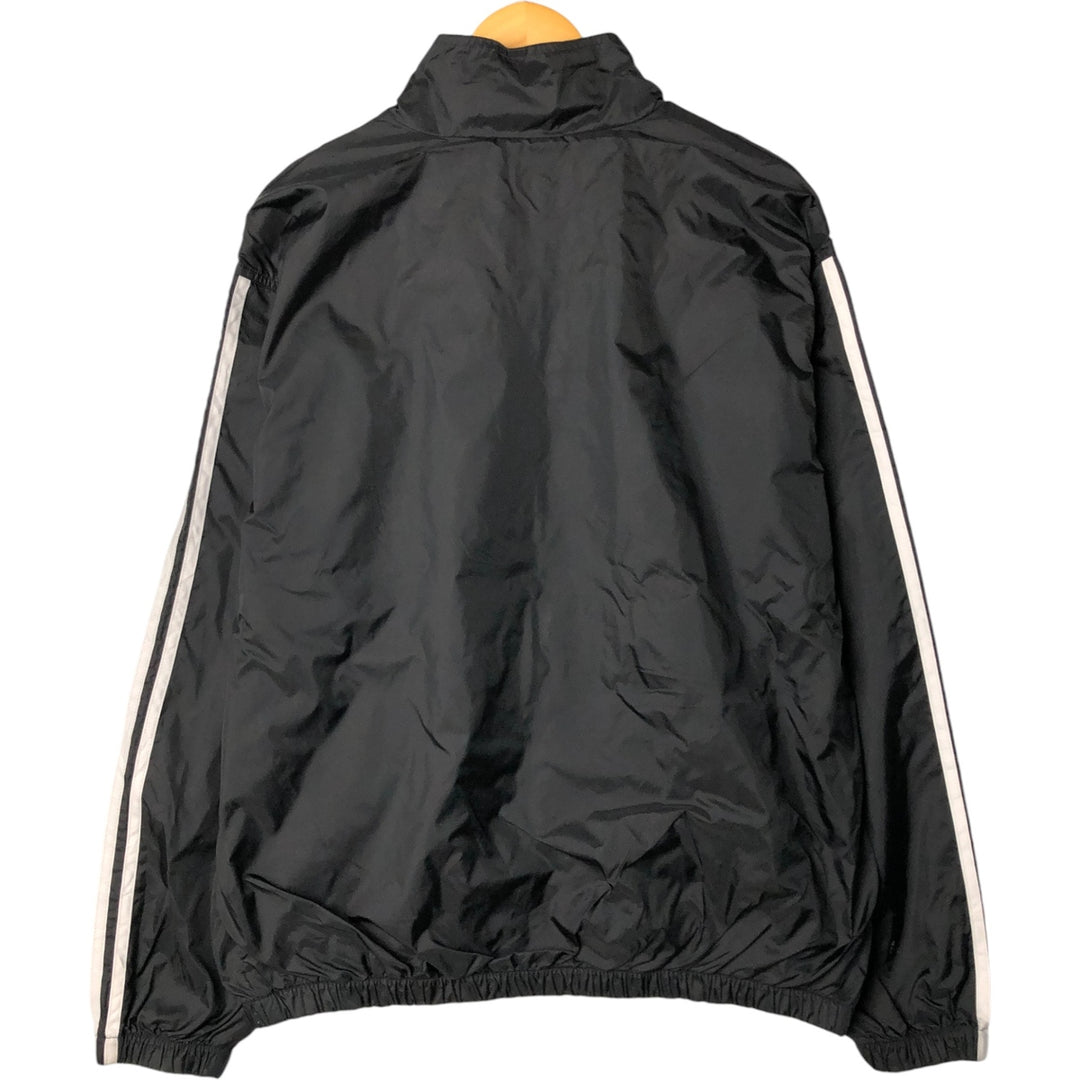 90'S Adidas Nylon Jacket, Men's Size L, Vintage Nylon black type Vintage Second Hand