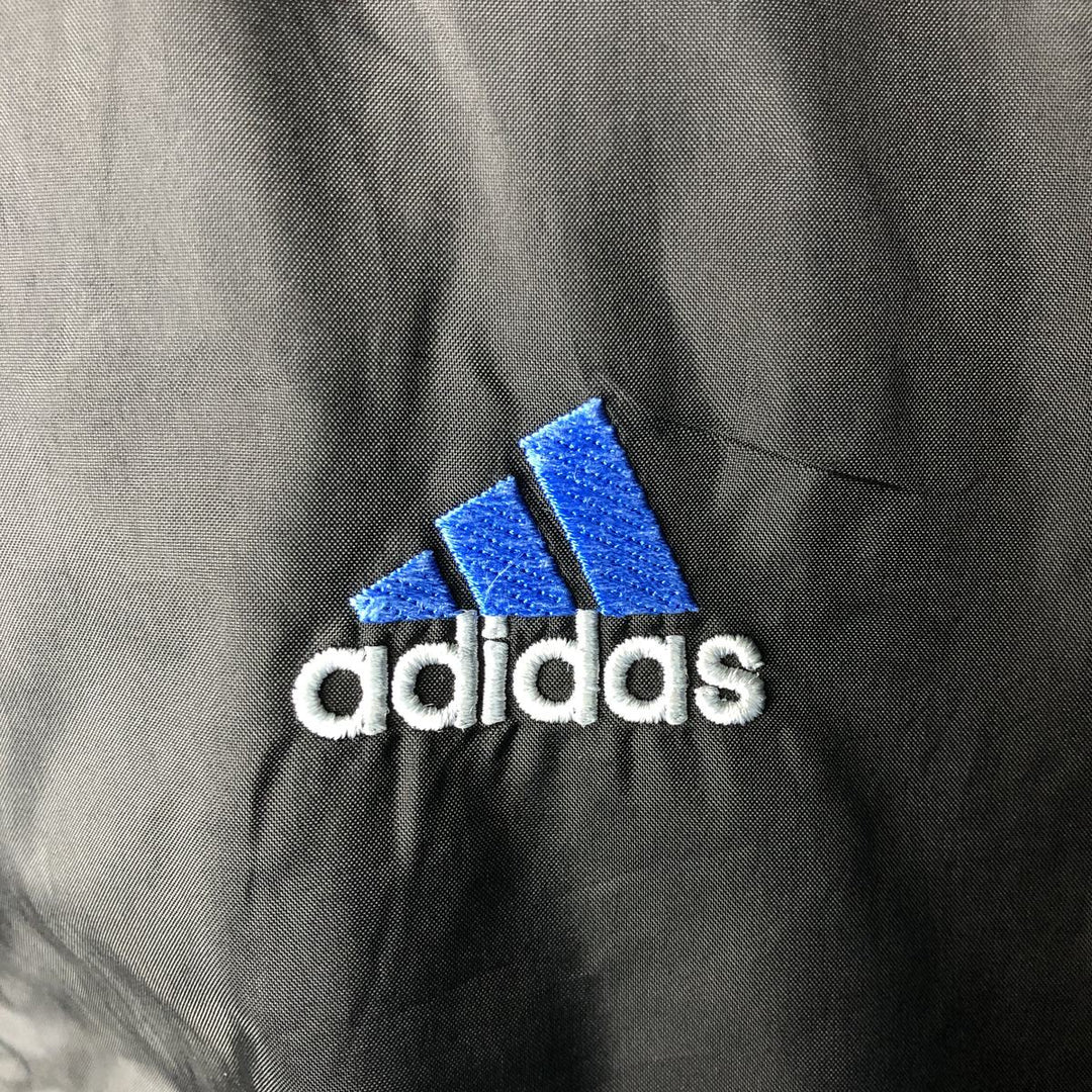 90'S Adidas Nylon Jacket, Men's Size L, Vintage Nylon black type Vintage Second Hand