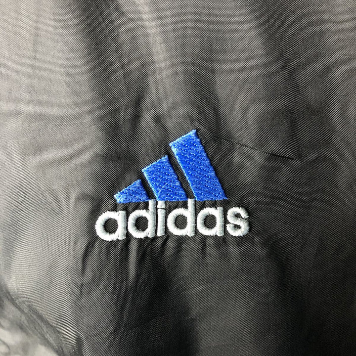 90'S Adidas Nylon Jacket, Men's Size L, Vintage Nylon black type Vintage Second Hand