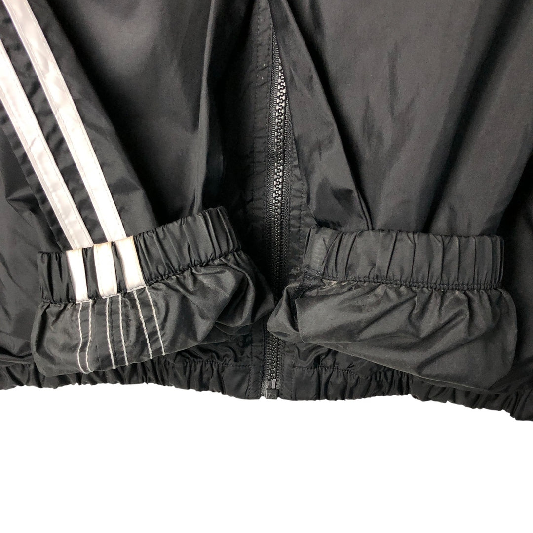 90'S Adidas Nylon Jacket, Men's Size L, Vintage Nylon black type Vintage Second Hand