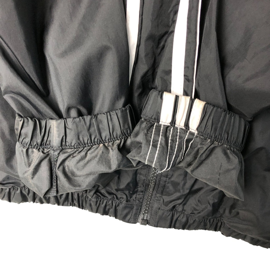 90'S Adidas Nylon Jacket, Men's Size L, Vintage Nylon black type Vintage Second Hand