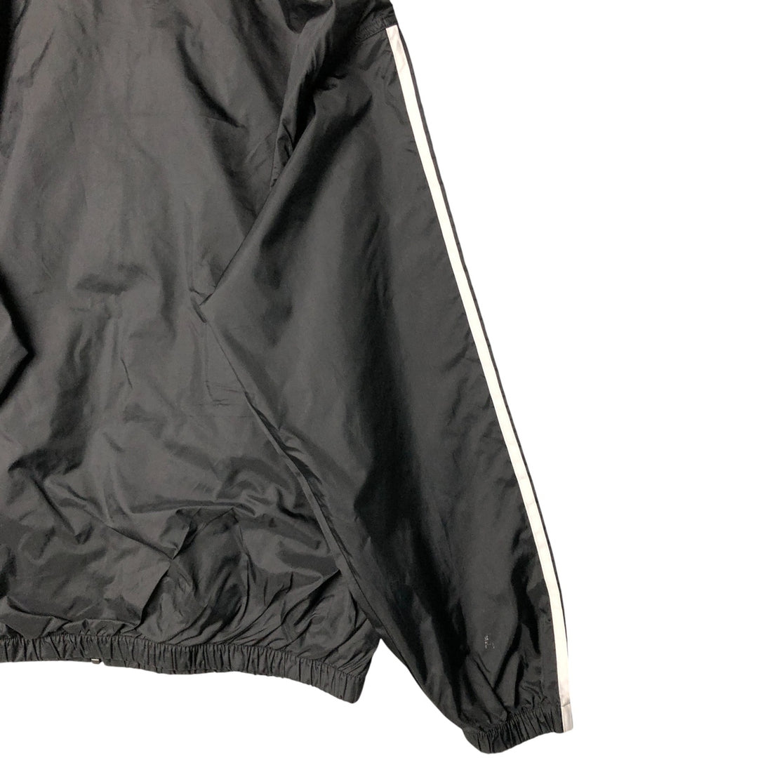 90'S Adidas Nylon Jacket, Men's Size L, Vintage Nylon black type Vintage Second Hand