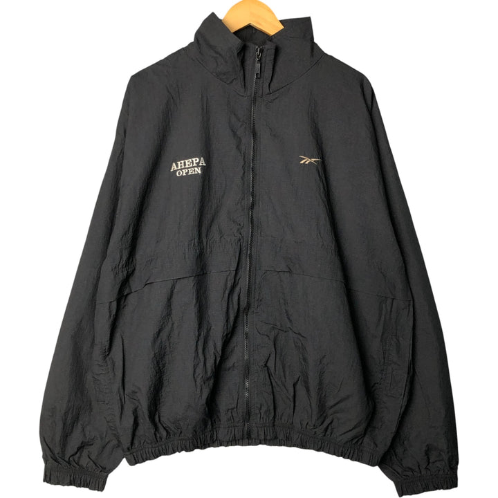 90'S Reebok Golf Ripstop Nylon Jacket, Men's Size XL, Vintage Nylon black type Vintage Second Hand