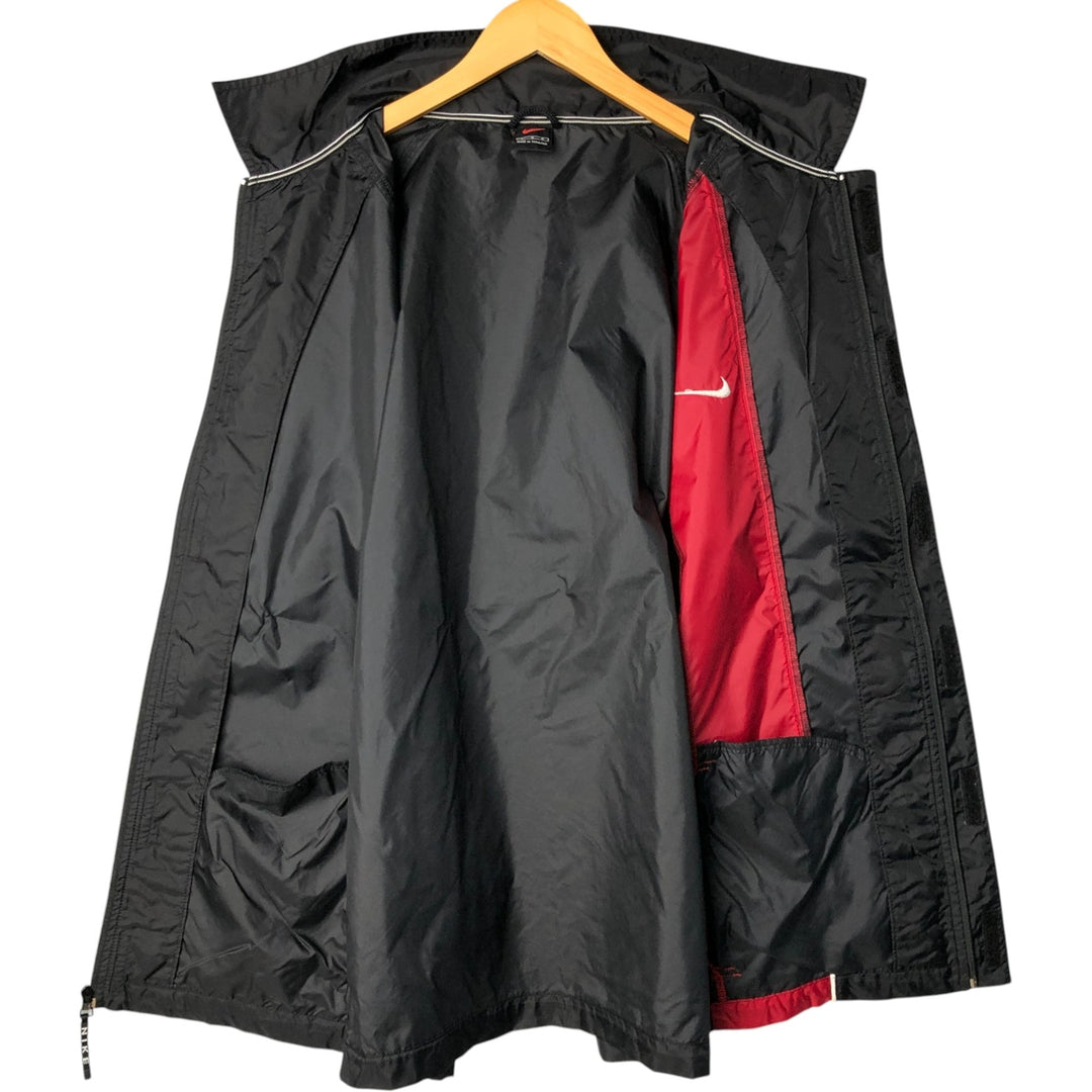 90'S Nike Windbreaker Men's Size L Vintage polyester black type Vintage Second Hand