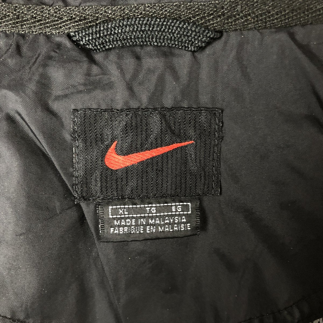 90'S Nike NIKE Nylon Jacket Men's XL Size Vintage Nylon black type Vintage Second Hand