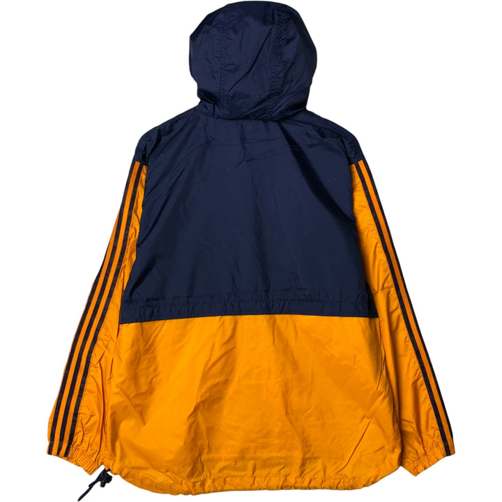 Vintage 90'S Adidas anorak parka, size S, men's Nylon yellow type Vintage Second Hand