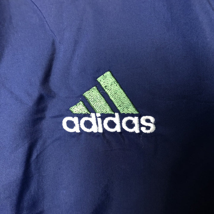 Vintage 90'S Adidas anorak parka, size S, men's Nylon yellow type Vintage Second Hand
