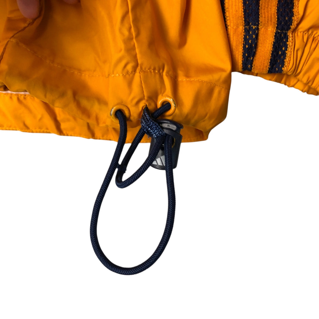 Vintage 90'S Adidas anorak parka, size S, men's Nylon yellow type Vintage Second Hand