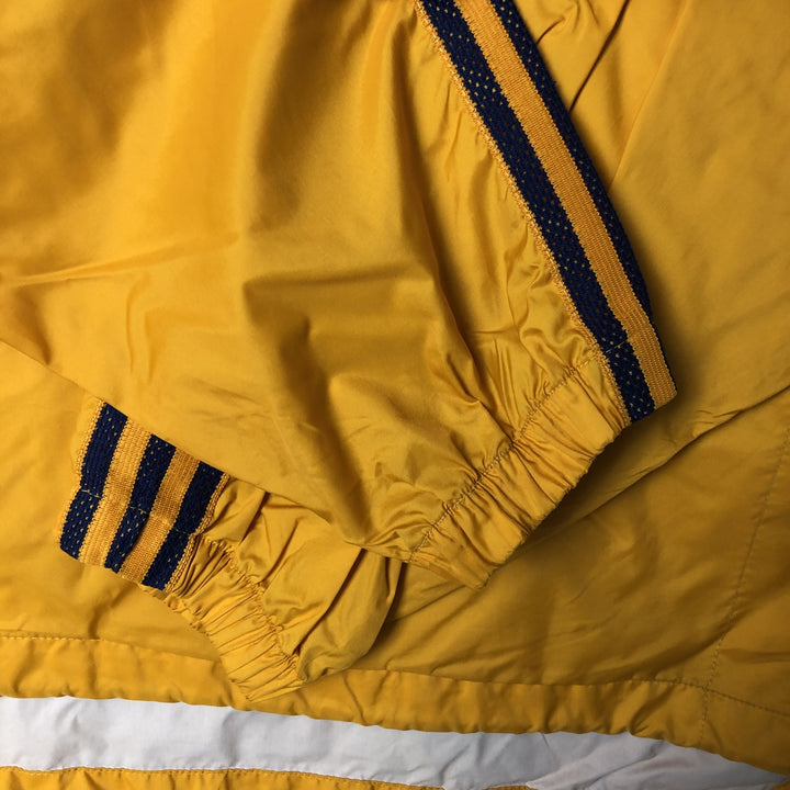 Vintage 90'S Adidas anorak parka, size S, men's Nylon yellow type Vintage Second Hand