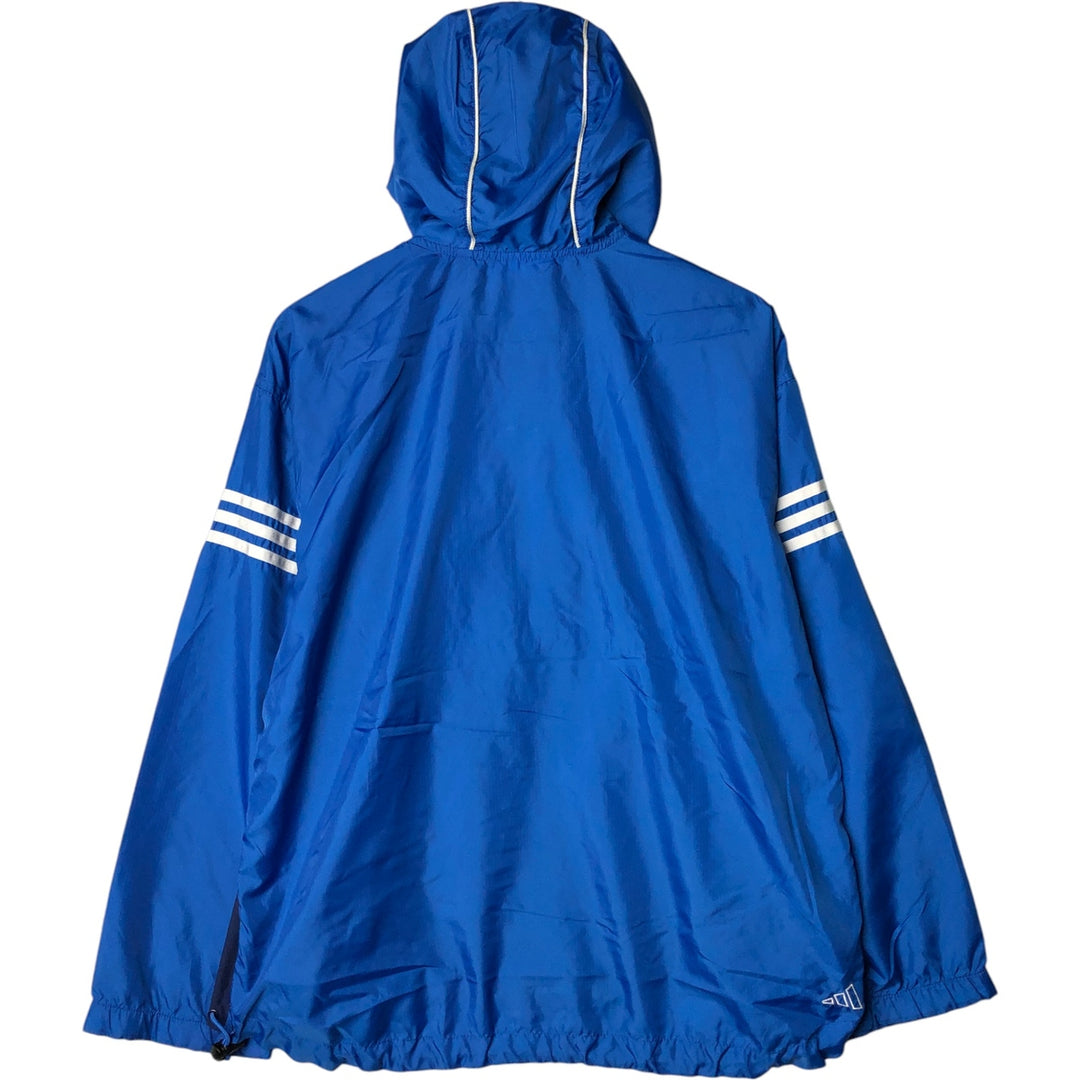 Vintage 90'S Adidas Ripstop Anorak Parka, Men's Size Medium Nylon navy blue type Vintage Second Hand