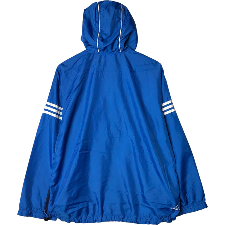 Vintage 90'S Adidas Ripstop Anorak Parka, Men's Size Medium Nylon navy blue type Vintage Second Hand