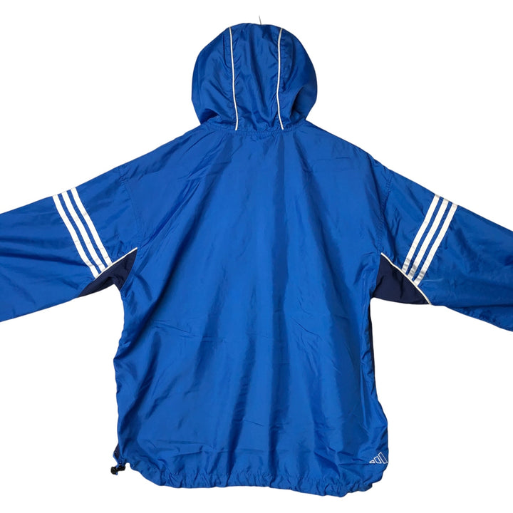 Vintage 90'S Adidas Ripstop Anorak Parka, Men's Size Medium Nylon navy blue type Vintage Second Hand