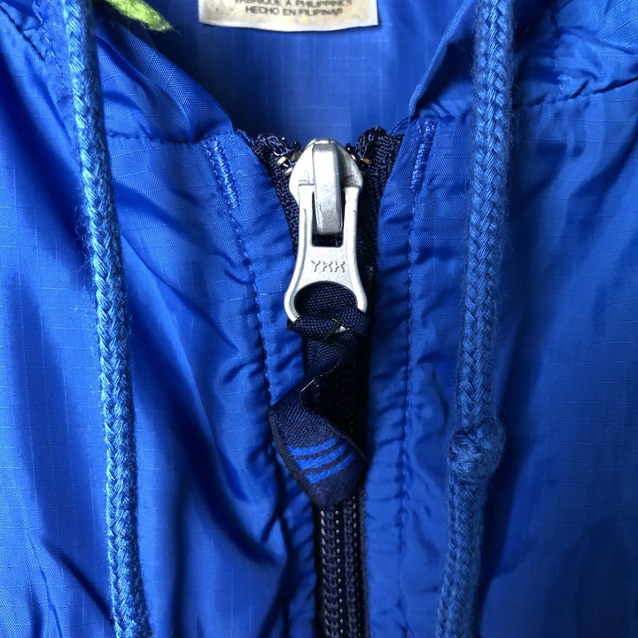 Vintage 90'S Adidas Ripstop Anorak Parka, Men's Size Medium Nylon navy blue type Vintage Second Hand